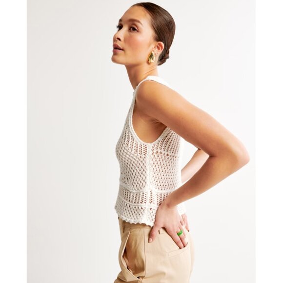 Abercrombie Macrame-Inspired Crew Tank - Picture 10 of 10